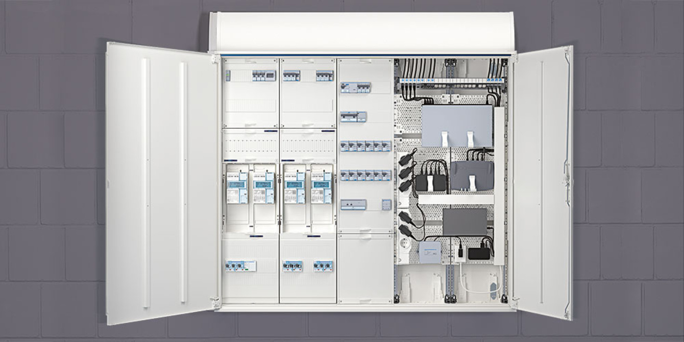 Technikzentrale bei Müller & Grimm Elektrobau GmbH in Heigenbrücken
