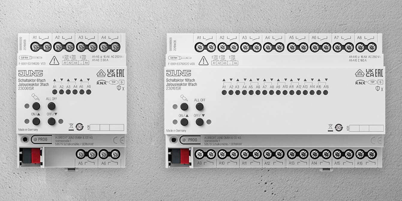 KNX Schalt- und Jalousieaktoren bei Müller & Grimm Elektrobau GmbH in Heigenbrücken