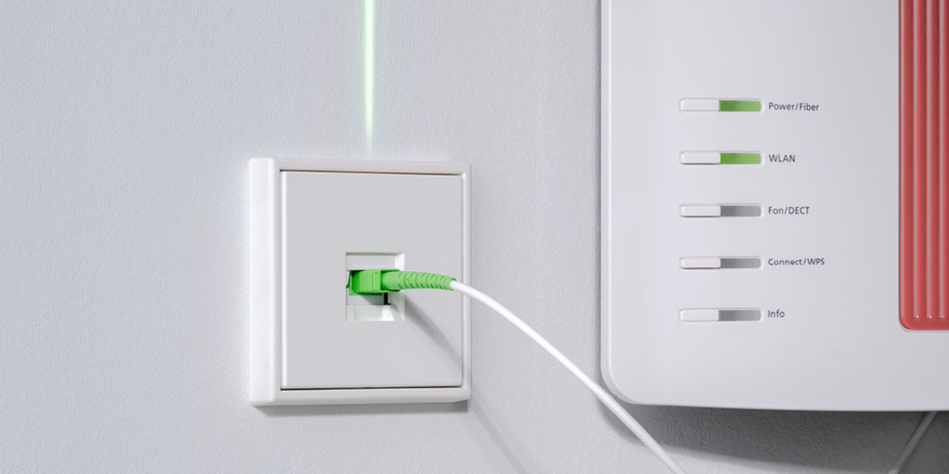 Die neuen Glasfaser-Anschlussdosen bei Müller & Grimm Elektrobau GmbH in Heigenbrücken