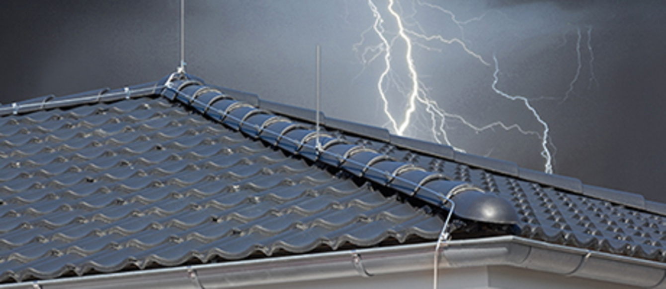 Äußerer Blitzschutz bei Müller & Grimm Elektrobau GmbH in Heigenbrücken