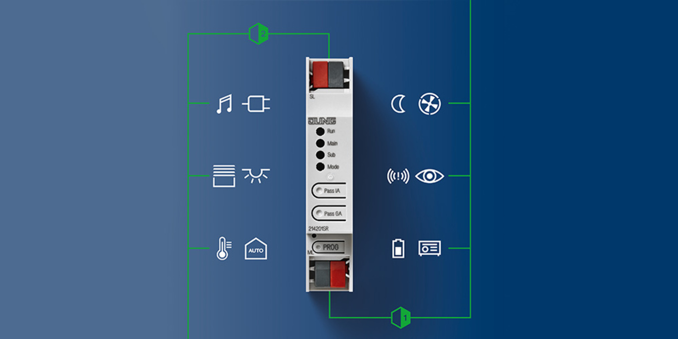 KNX Bereichs- und Linienkoppler bei Müller & Grimm Elektrobau GmbH in Heigenbrücken